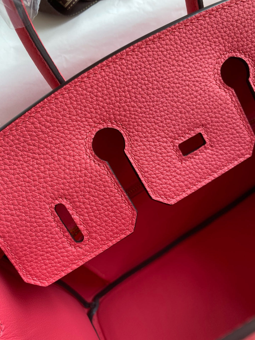 Hermès Rose Azalee Birkin 25 cm Togo Gold Hardware