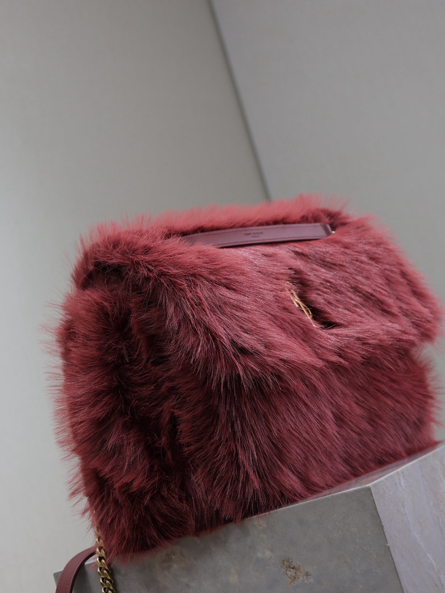 Saint Laurent NIKI Large Bag in Feathers - Bordeaux