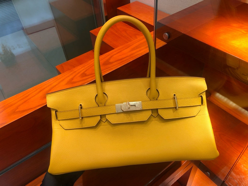 HERMÈS Amber Togo Shoulder Birkin JPG 42cm