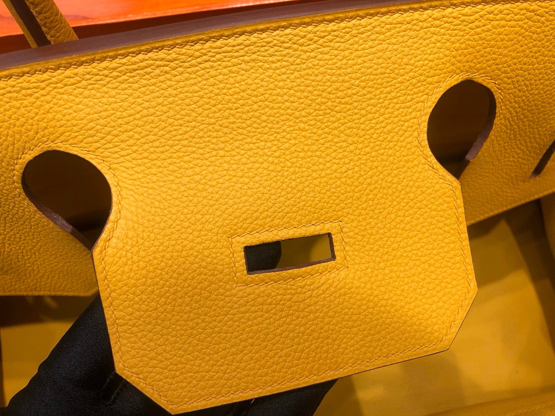HERMÈS Amber Togo Shoulder Birkin JPG 42cm