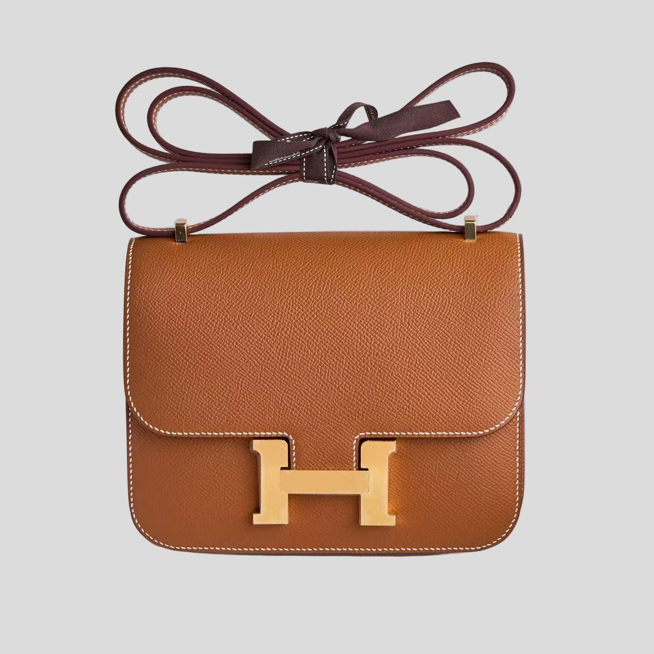 Hermes Gold Constance 19cm Epsom Gold Hardware
