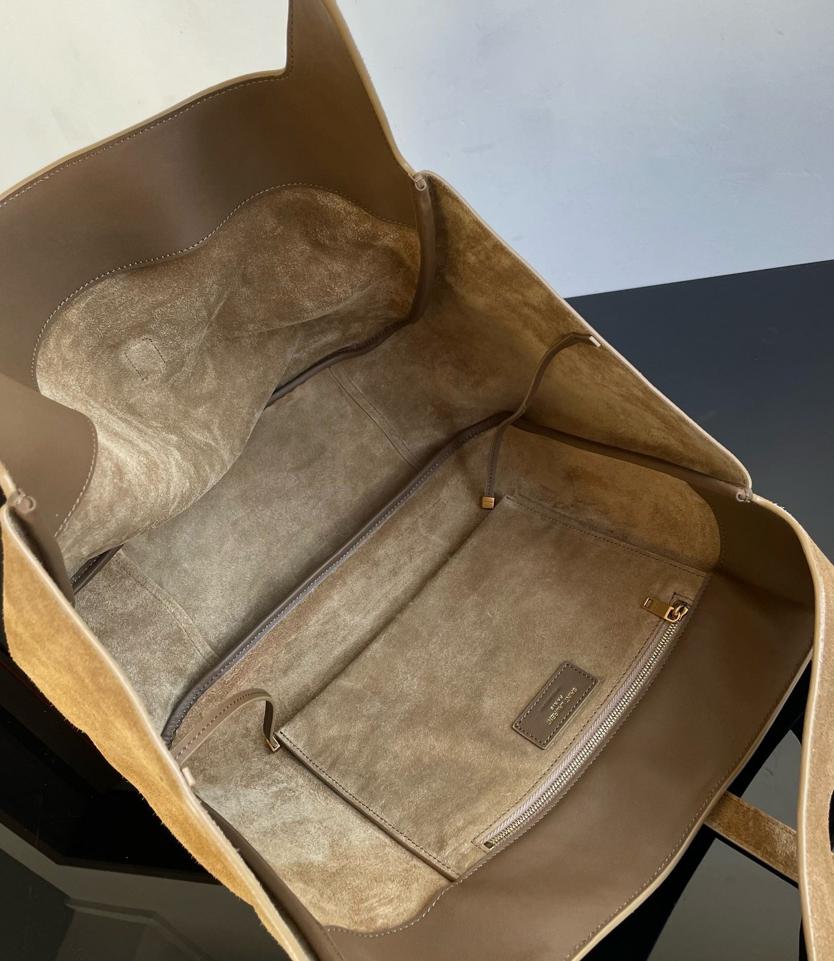 Saint Laurent LE 5 À 7 BEA Hobo Bag in Suede