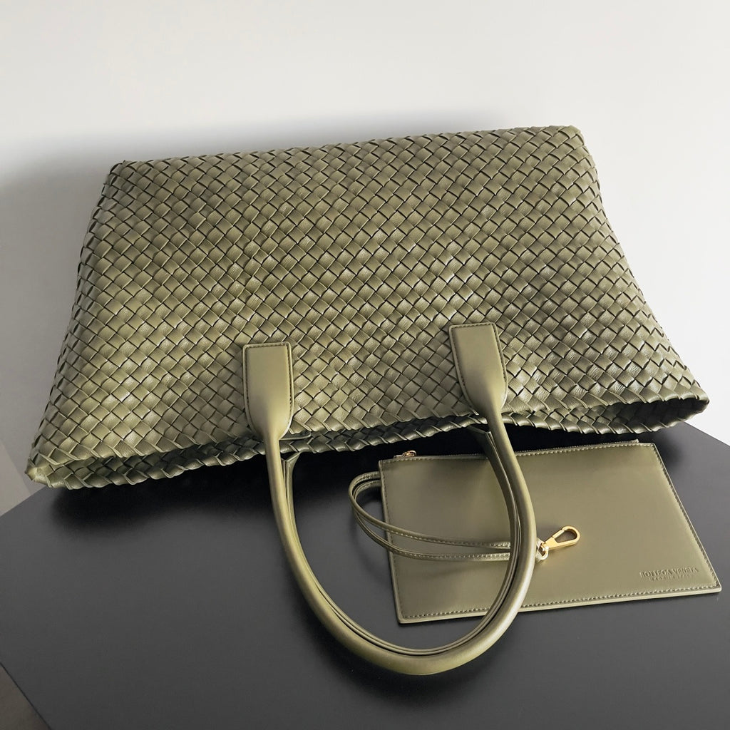 Bottega Veneta Cabat Tote Bag - Olive Green