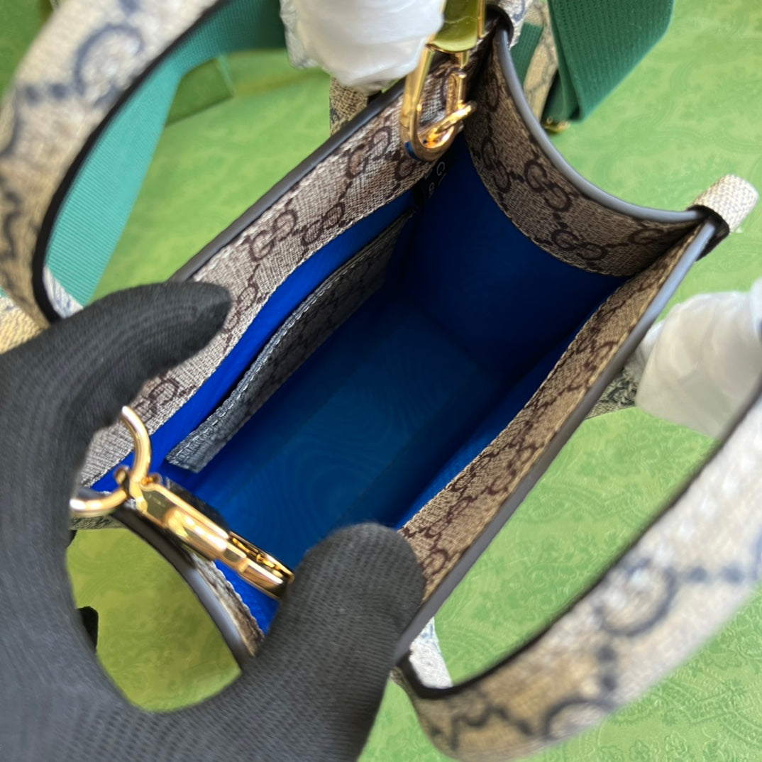 Gucci Exquisite GG Supreme Mini Tote Bag - Multicolor