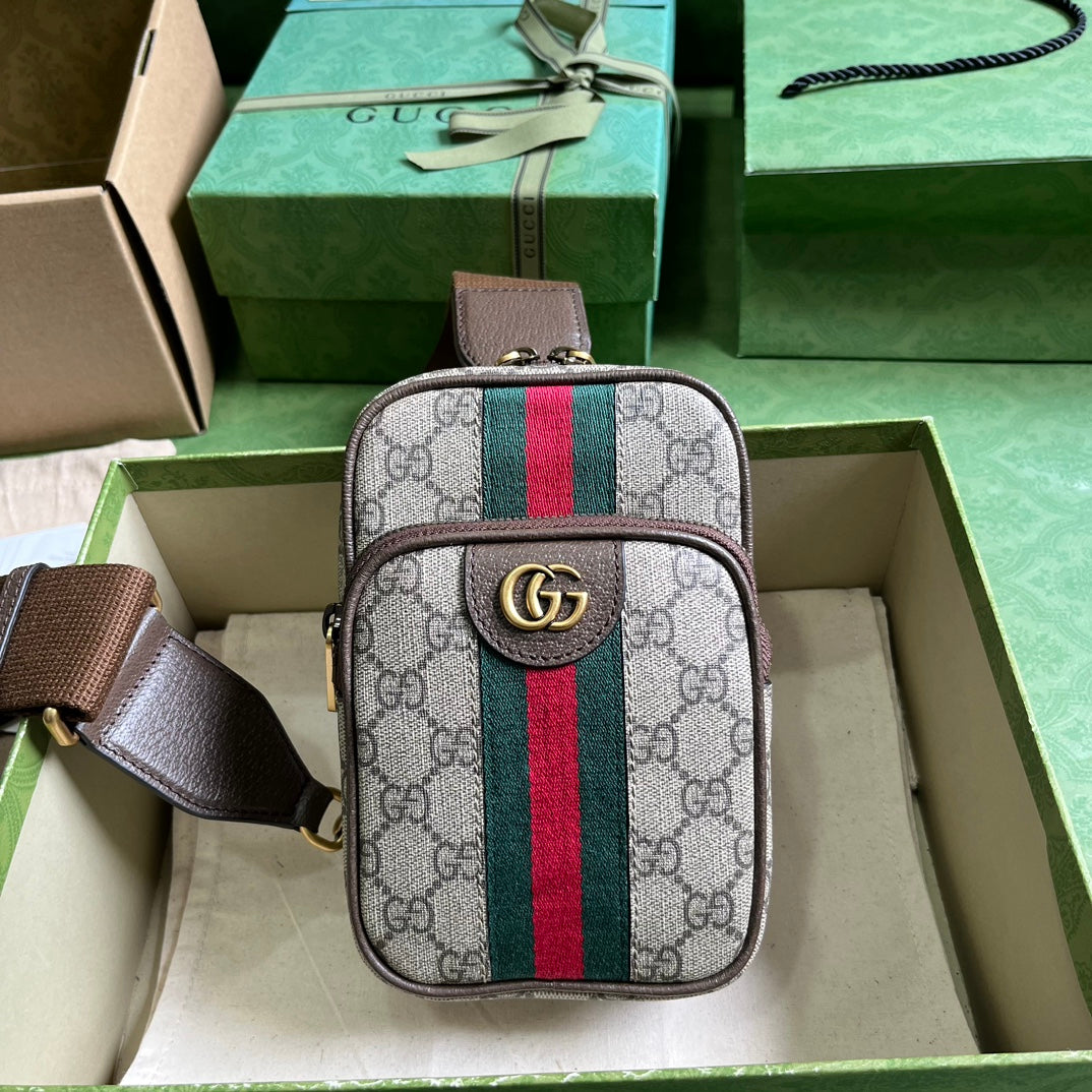 Gucci Ophidia GG Supreme Mini Crossbody Bag