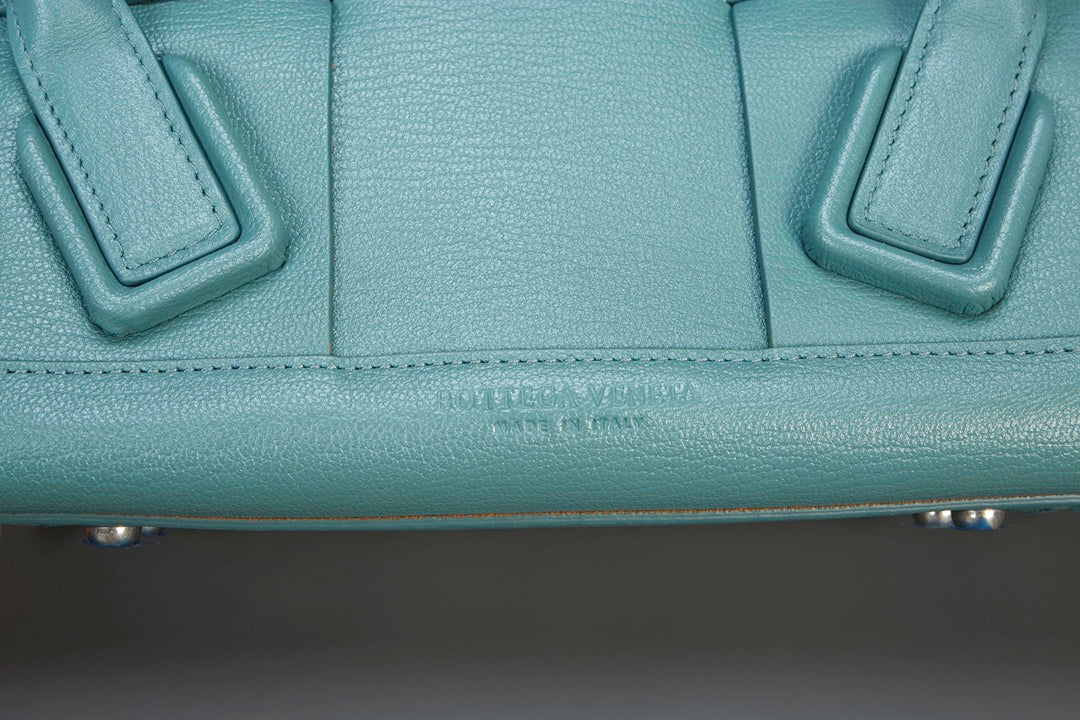 Bottega Veneta Arco Tote - Mint Green Leather