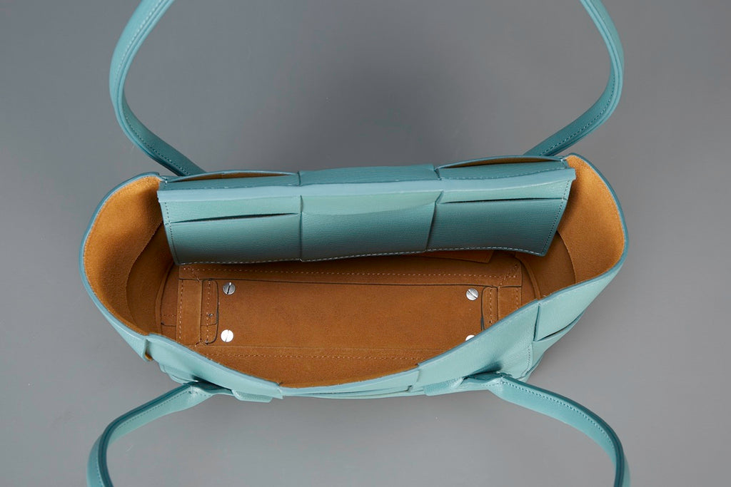 Bottega Veneta Arco Tote - Mint Green Leather