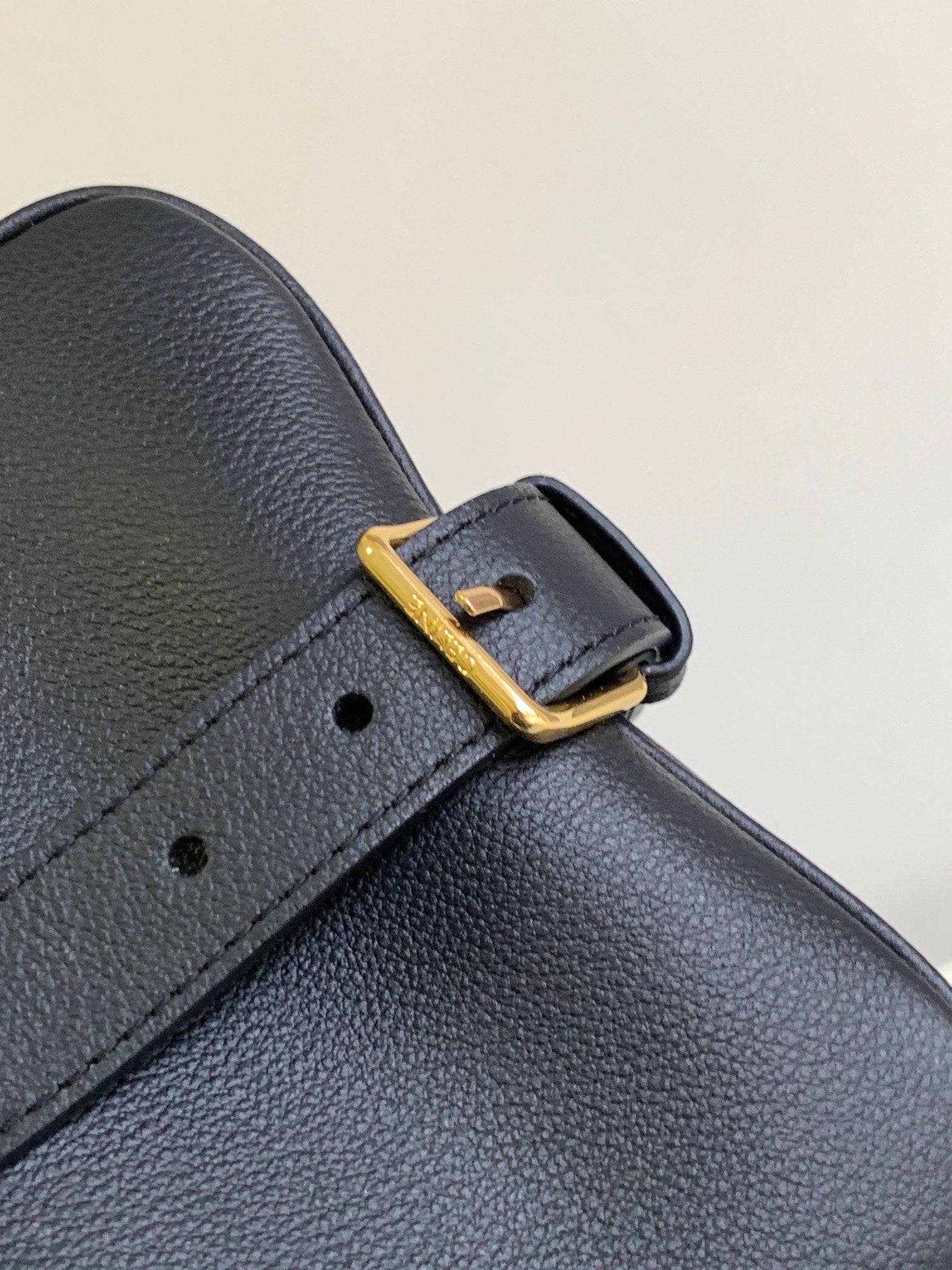 Celine Triomphe Tote Bag - Black Calfskin Leather