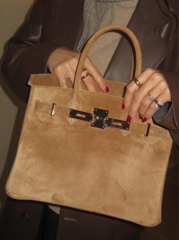 Hermes Birkin 35 Doblis Taupe Suede