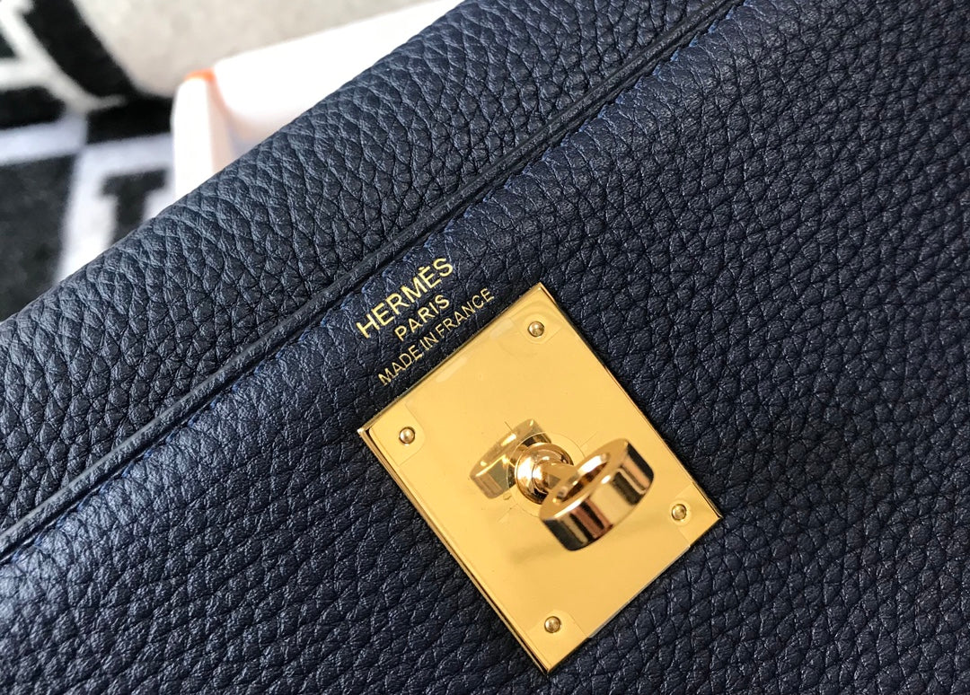 Hermes Kelly Navy Blue