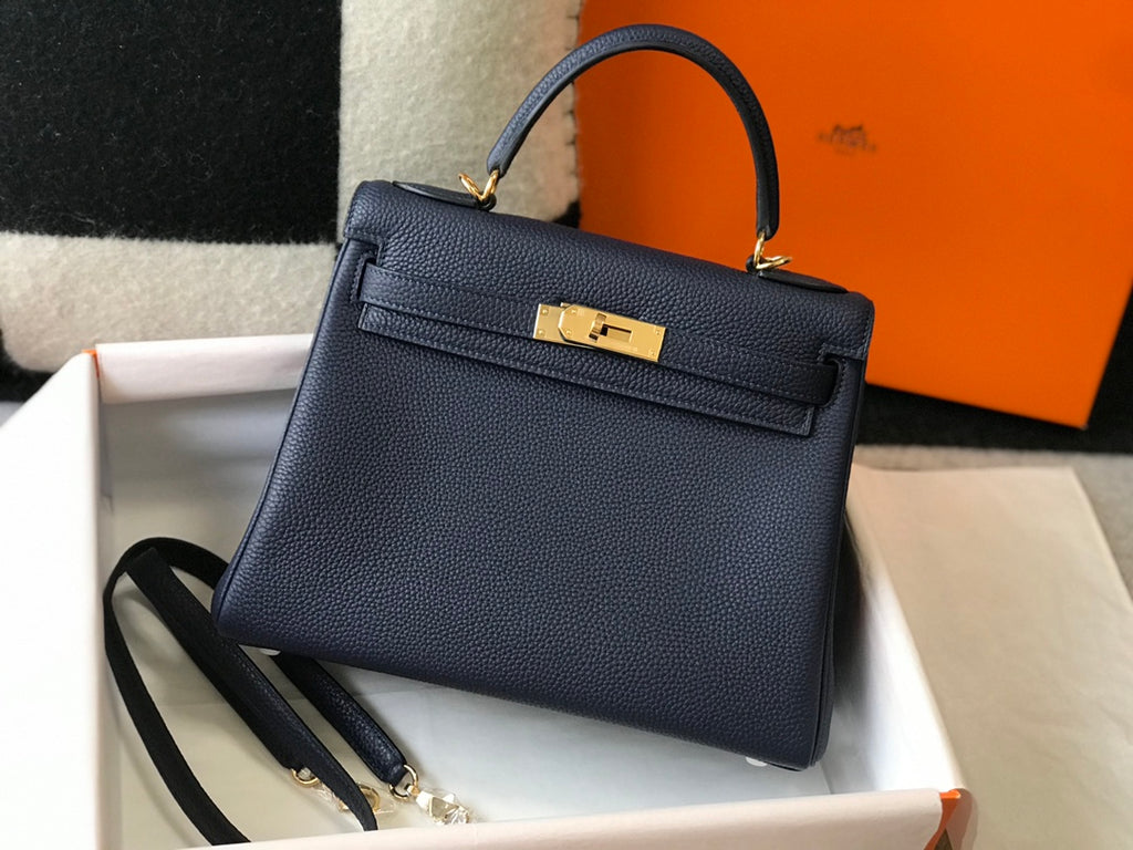 Hermes Kelly Navy Blue