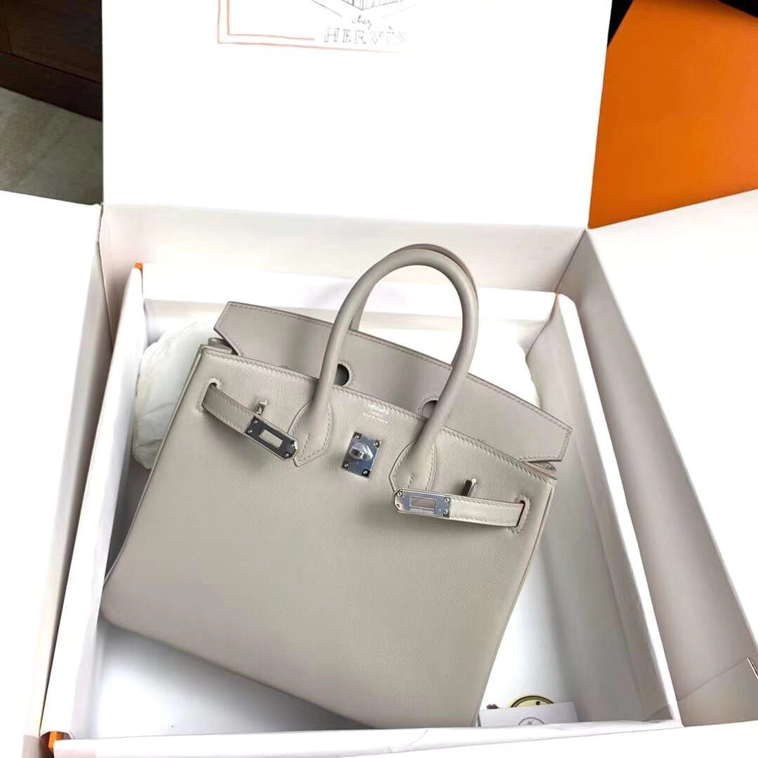 Hermes Birkin 30 Gris Perle