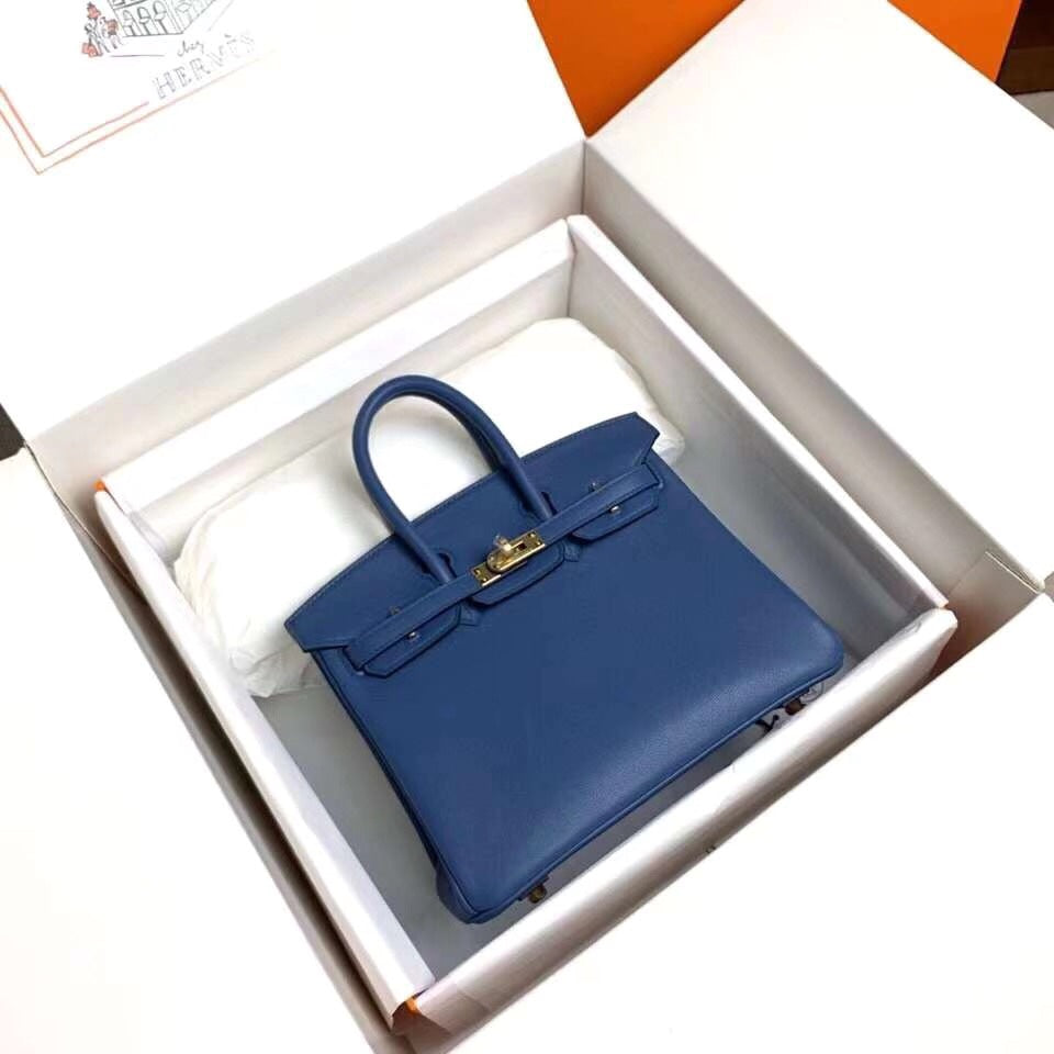 Hermes Birkin 30 Blue Jean