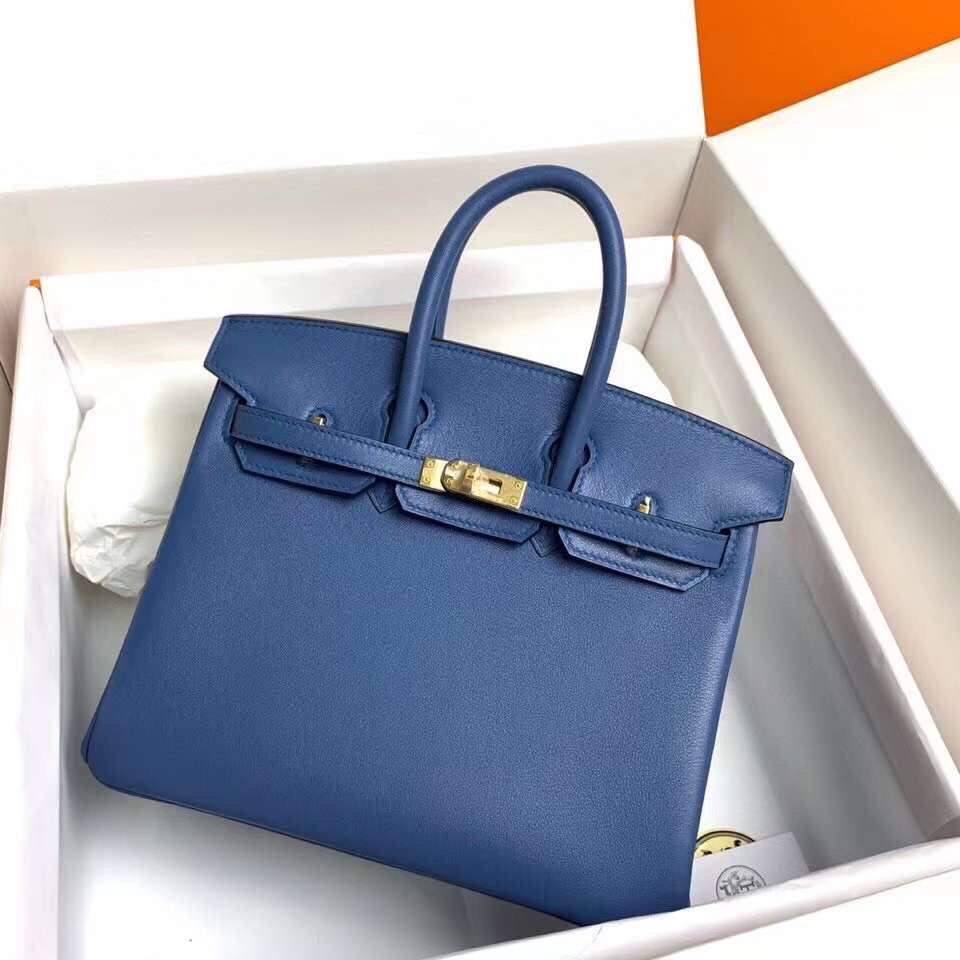 Hermes Birkin 30 Blue Jean