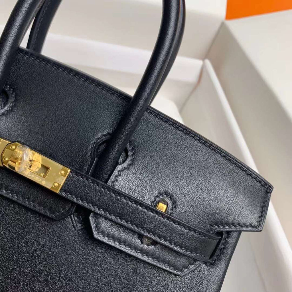 Hermes Ardoise Birkin 25 cm Togo Gold Hardware