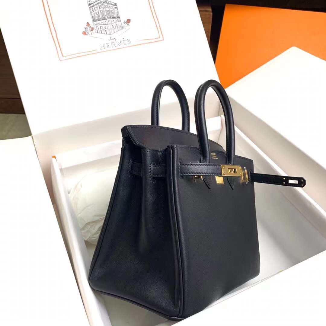 Hermes Ardoise Birkin 25 cm Togo Gold Hardware
