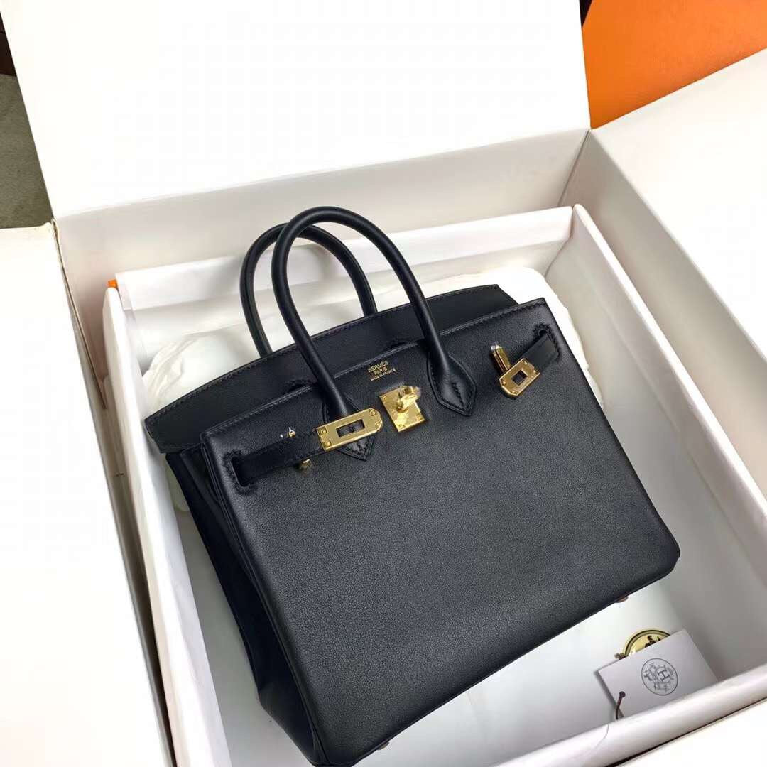 Hermes Ardoise Birkin 25 cm Togo Gold Hardware