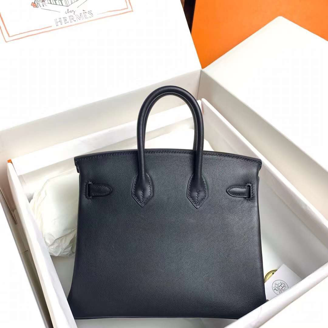 Hermes Ardoise Birkin 25 cm Togo Gold Hardware