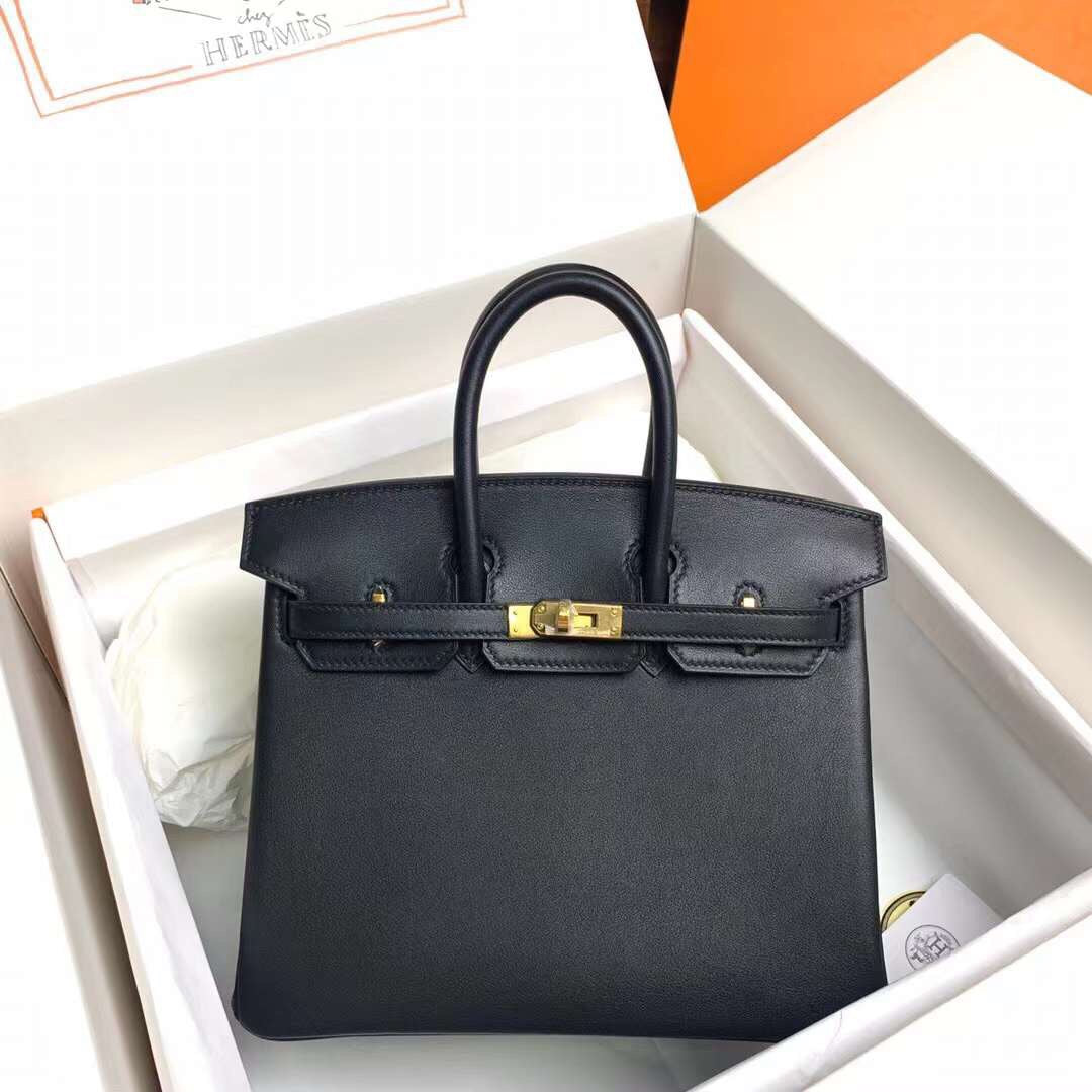 Hermes Ardoise Birkin 25 cm Togo Gold Hardware