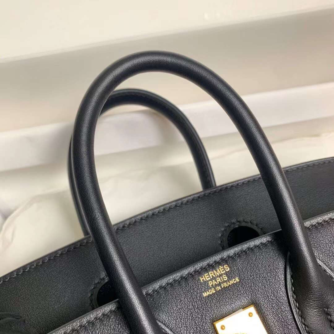 Hermes Ardoise Birkin 25 cm Togo Gold Hardware