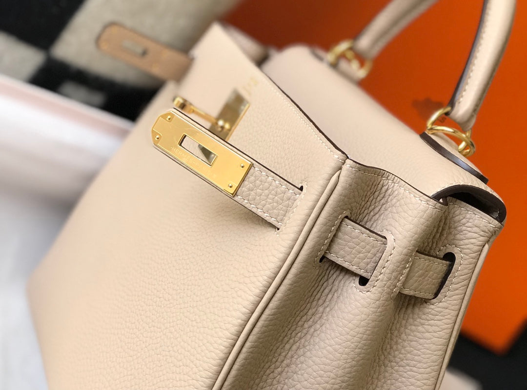 Hermes Kelly 25 Craie