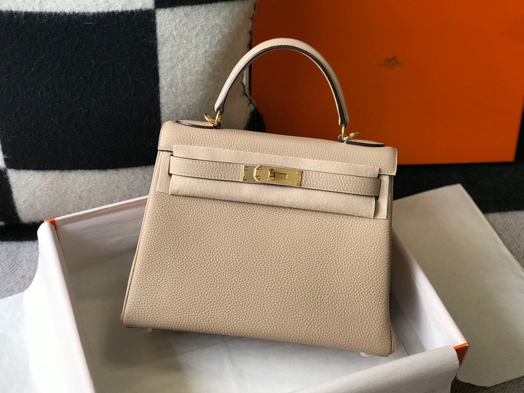 Hermes Kelly 25 Craie
