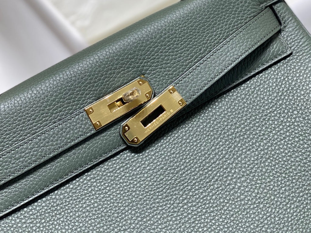 Hermes Kelly 28 Sage Green