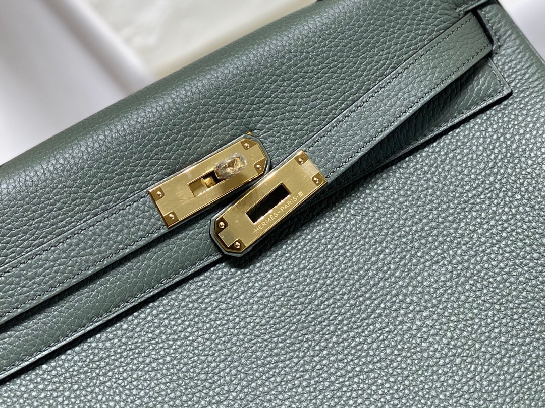 Hermes Kelly 28 Sage Green