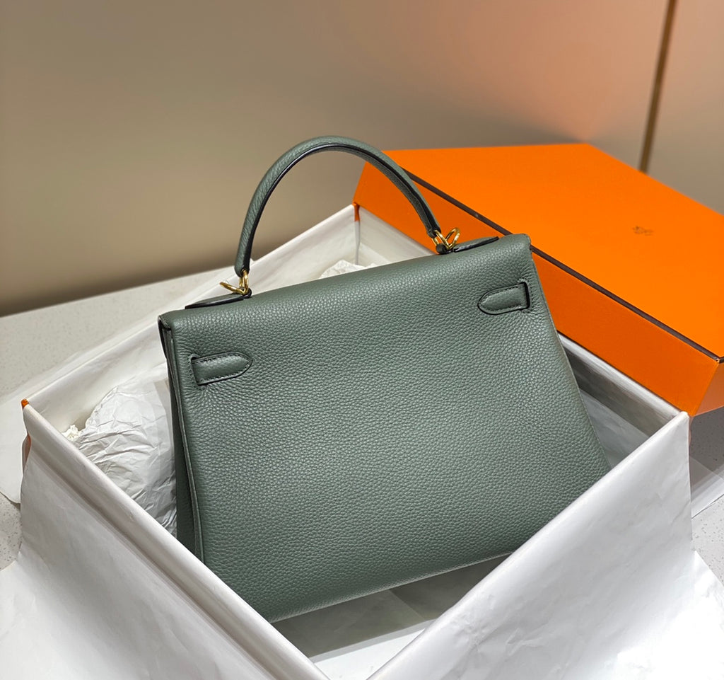 Hermes Kelly 28 Sage Green