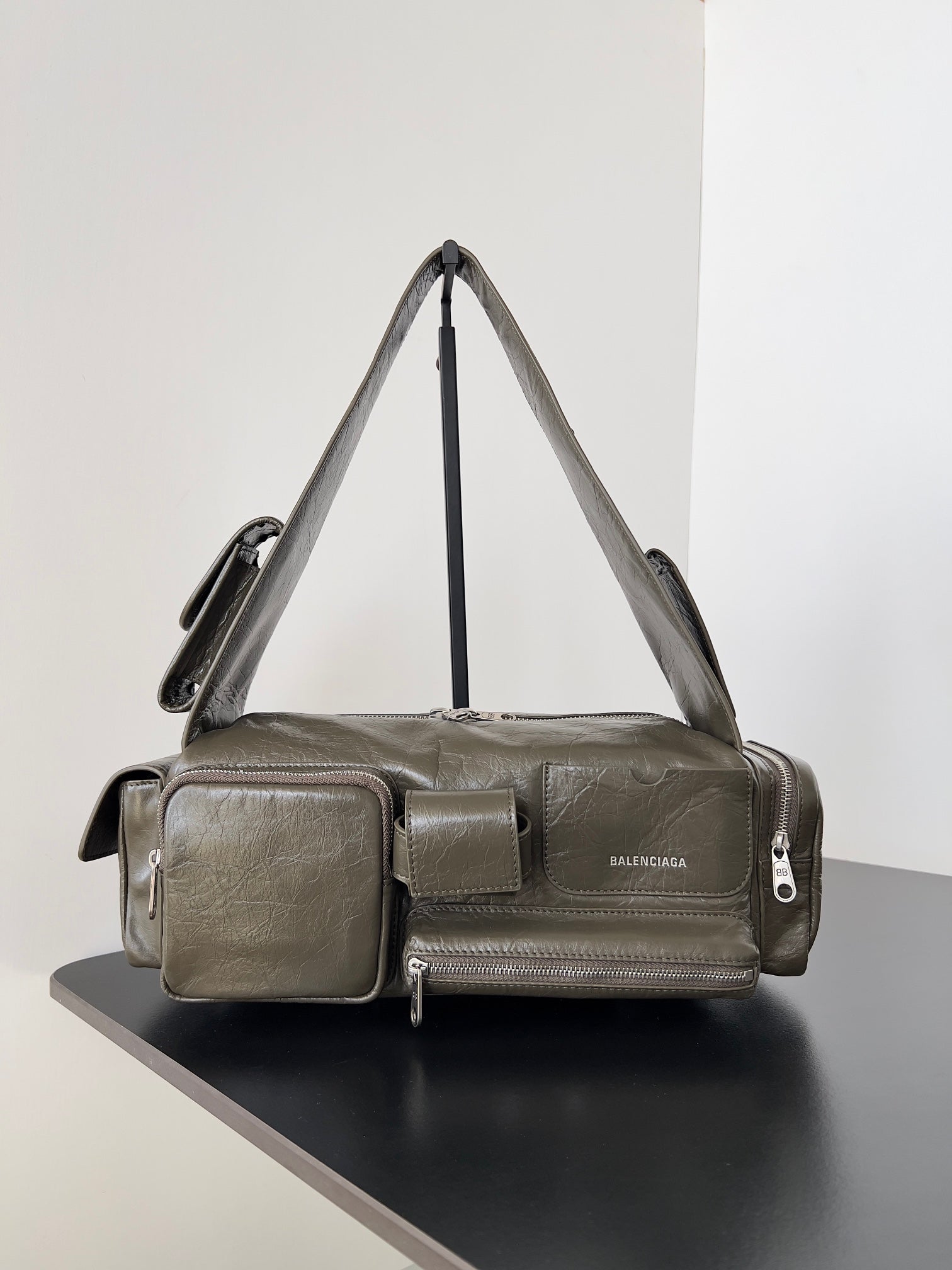 Balenciaga Army Multi-Pocket Messenger Olive Green